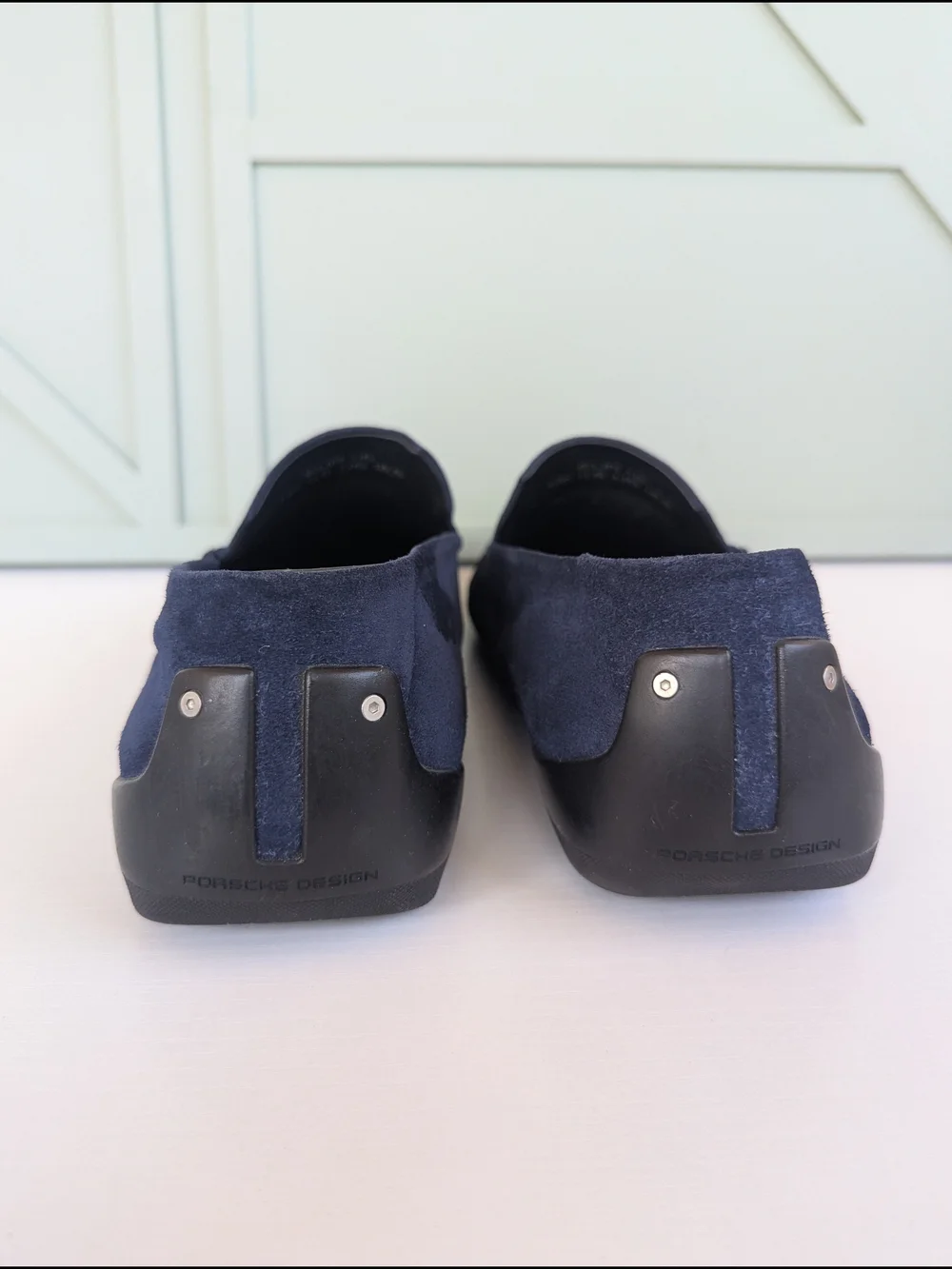 Porsche Design Men's Navy Suede Loafers